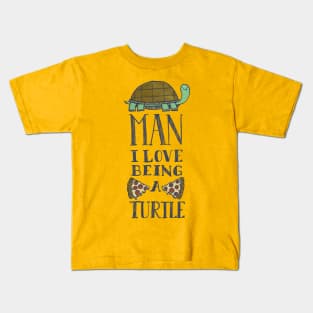 Love Being A Turtle Kids T-Shirt